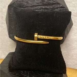 *NEW* Stainless Steel Nail Bangle Bracelet